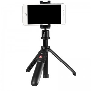 KINGJOY 5-teiliger Mini Selfie Stick mit klappbarem Bein zum Wechseln auf ein Stativ mit Bluetooth-Steuerung