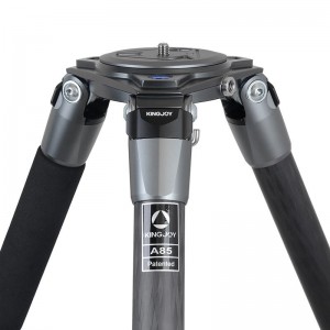 Kingjoy heißes verkaufendes abnehmbares Bein-Carbon-Faser-Stativ für Digitalkameras